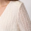Co`couture - BaltaCC Padded V-Blouse - Off-White