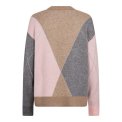 Co`couture - RowCC Maxi Check Knit - Rosebloom
