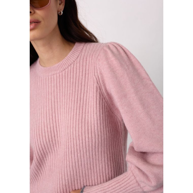 Co`couture - RowCC Puff Rib O-Knit - Rosebloom