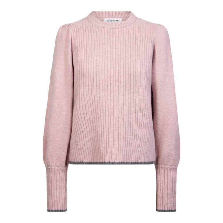 Co`couture - RowCC Puff Rib O-Knit - Rosebloom