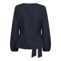 Co`couture - LunaCC Tie Blouse - Navy