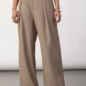 Co`couture - LunaCC Pleat Pant - Taupe