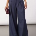 Co`couture - LunaCC Pleat Pant - Navy