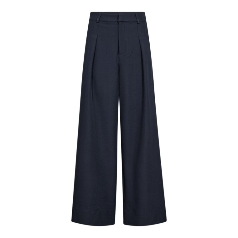 Co`couture - LunaCC Pleat Pant - Navy