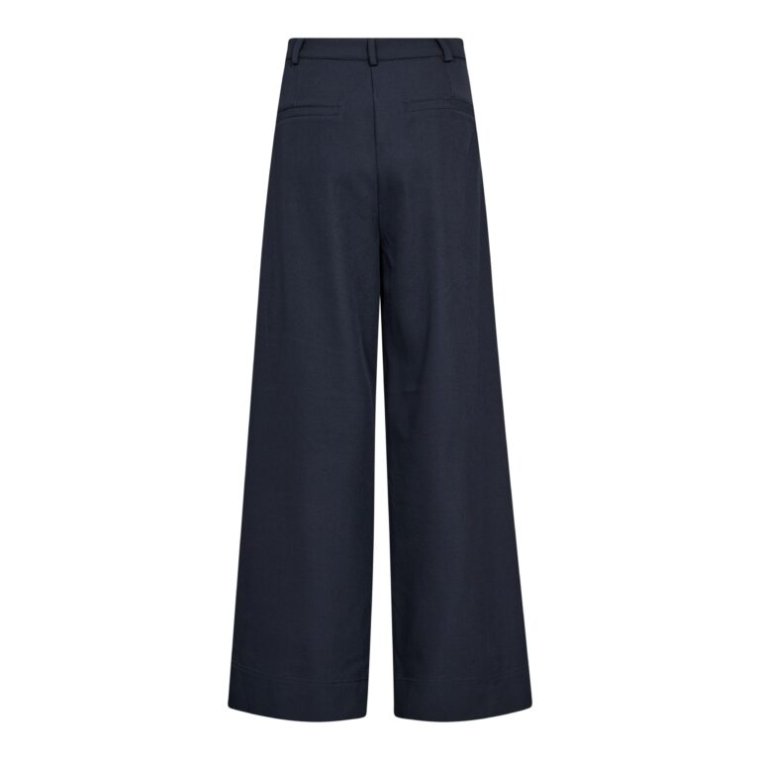 Co`couture - LunaCC Pleat Pant - Navy