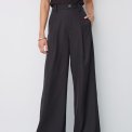 Co`couture - LunaCC Pleat Pant - Black