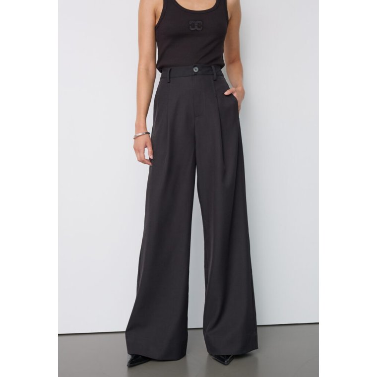 Co`couture - LunaCC Pleat Pant - Black