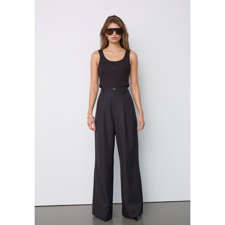 Co`couture - LunaCC Pleat Pant - Black