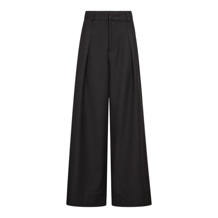 Co`couture - LunaCC Pleat Pant - Black