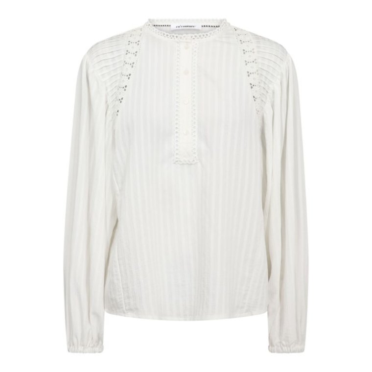Co`couture - SenneCC Lace Blouse - White