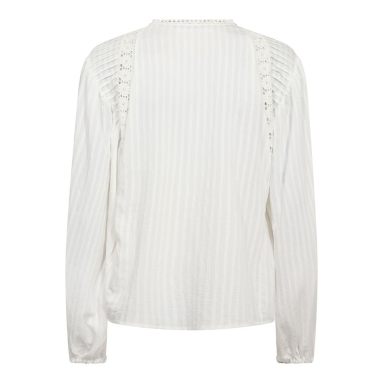 Co`couture - SenneCC Lace Blouse - White