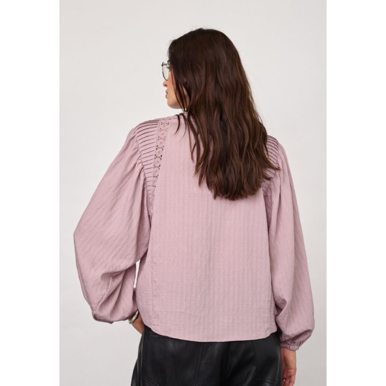 Co`couture - SenneCC Lace Blouse - Dusty Rose