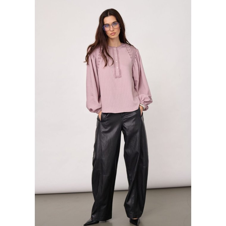 Co`couture - SenneCC Lace Blouse - Dusty Rose