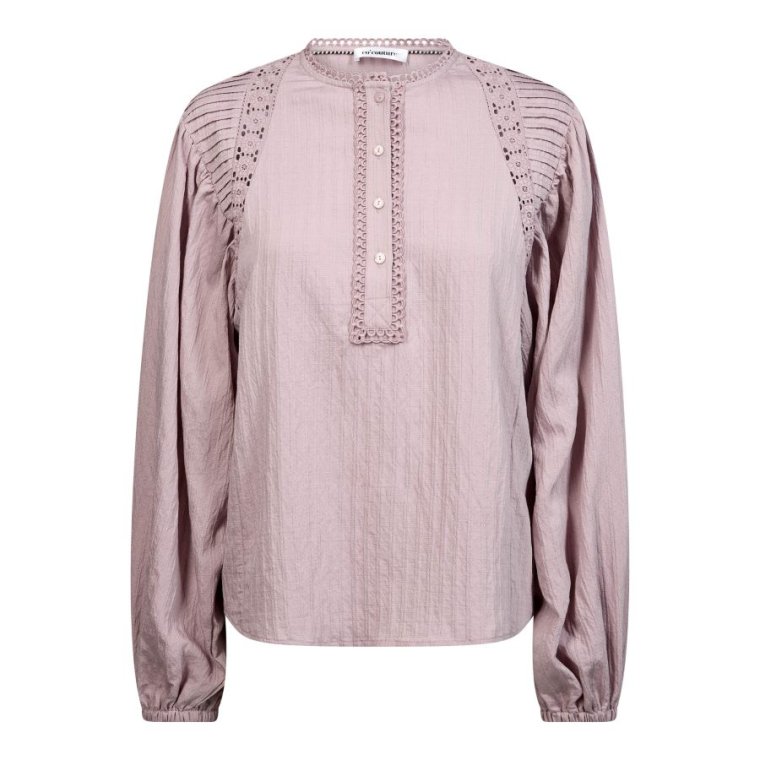 Co`couture - SenneCC Lace Blouse - Dusty Rose