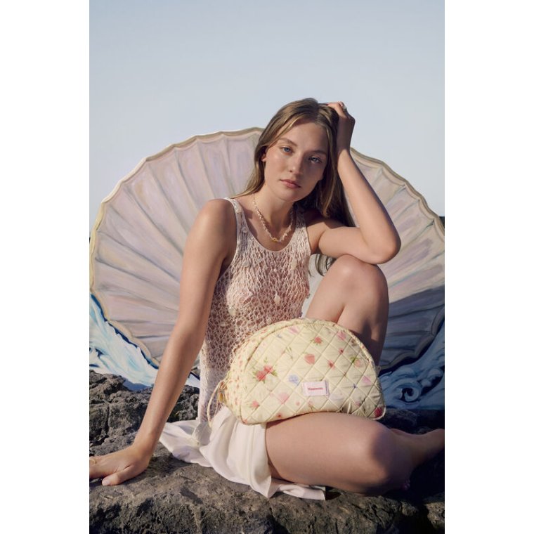 Maanesten - Makeup Bag Big Roses and Shells