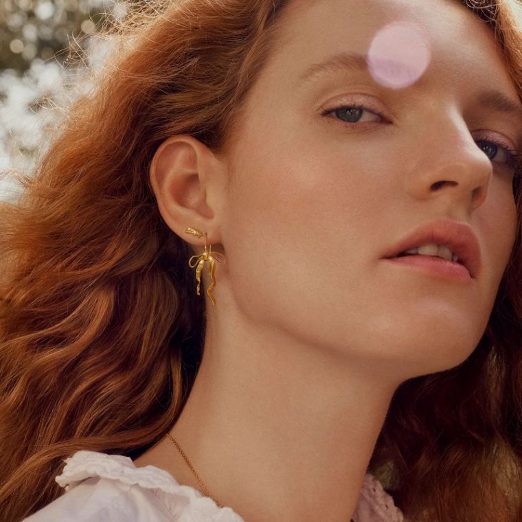 Maaneste - Sanja �reringe - forgyldt