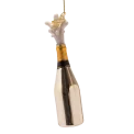Vondels - Julekugle - glas - Champagne bottle popping