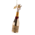 Vondels - Julekugle - glas - Champagne bottle popping