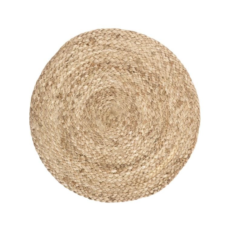 IB LAURSEN - Dkkeserviet rund mrk natur jute