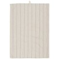 IB LAURSEN - Viskestykke Kasper natur m/m�rkebl� striber