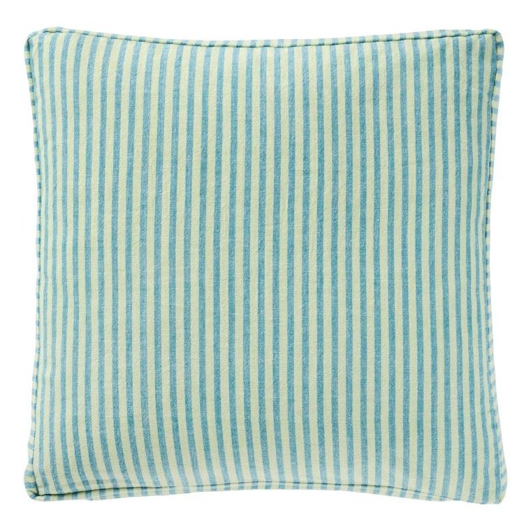 Ib Laursen - Hyndebetr�k med fyld - Linea m/lysegr�nne og bl� smalle striber