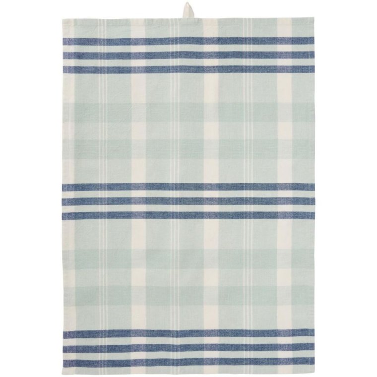 IB LAURSEN - Viskestykke Lucy m/lysebl�, m�rkebl� og hvide striber