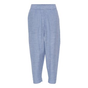 FRAU - Oslo ankle pant - Medium Blue Stripe