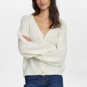 NMPH - NURIETTE V-NECK CARDIGAN - Cloud Dancer