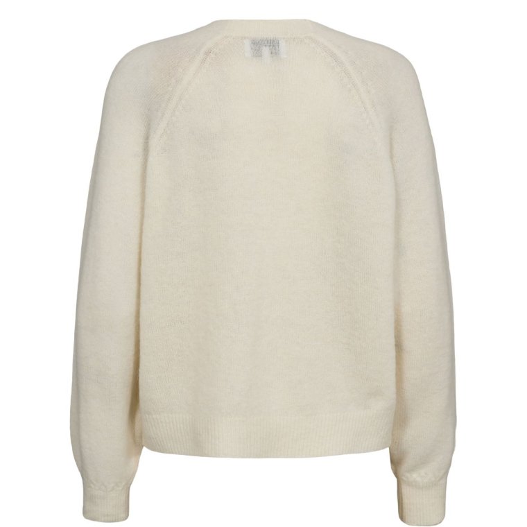 NMPH - NURIETTE V-NECK CARDIGAN - Cloud Dancer