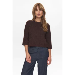 NMPH - NURIETTE SELMA PULLOVER - Black Coffee