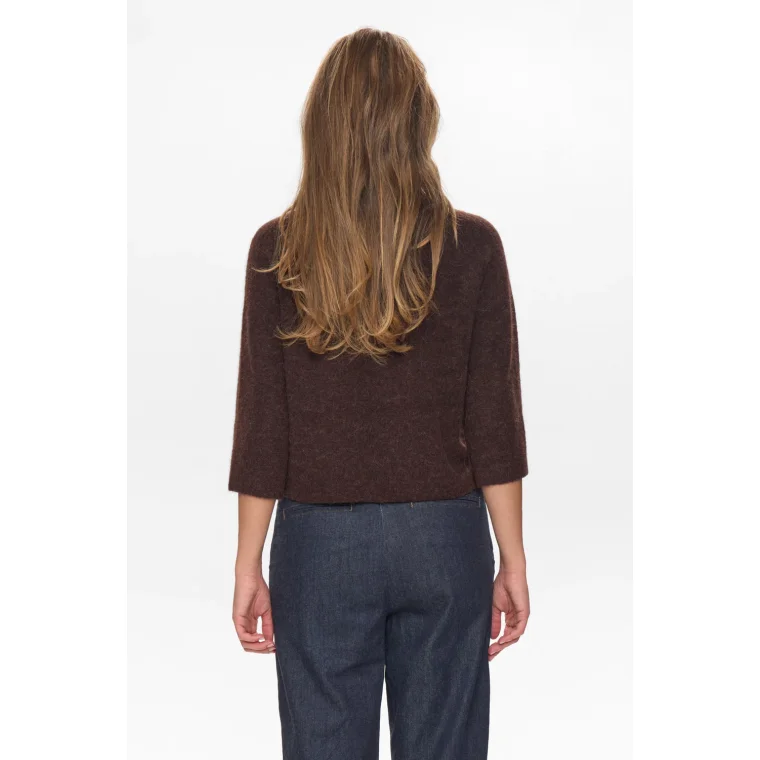 NMPH - NURIETTE SELMA PULLOVER - Black Coffee