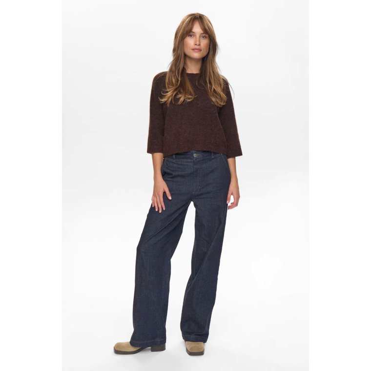 NMPH - NURIETTE SELMA PULLOVER - Black Coffee