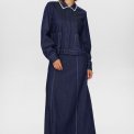  NMPH - NUHAVEN SKIRT - Dark Blue Denim