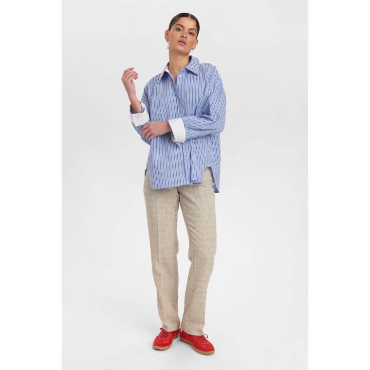 NMPH - NUELOISE STRIPE SHIRT - Granada Sky