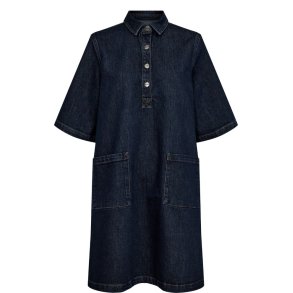 NMPH - NULONDON DRESS - Dark Blue Denim