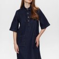 NMPH - NULONDON DRESS - Dark Blue Denim