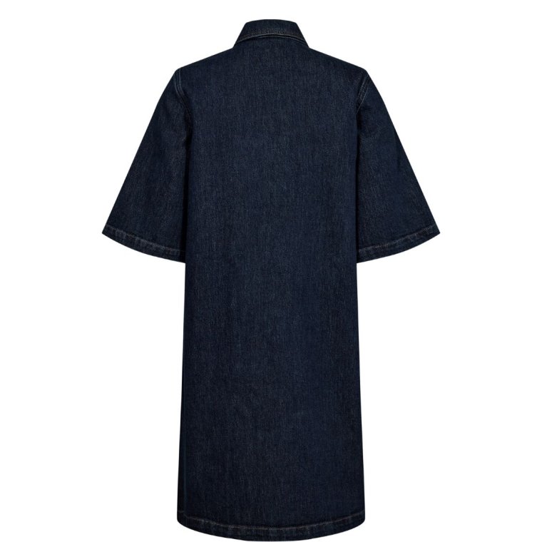NMPH - NULONDON DRESS - Dark Blue Denim