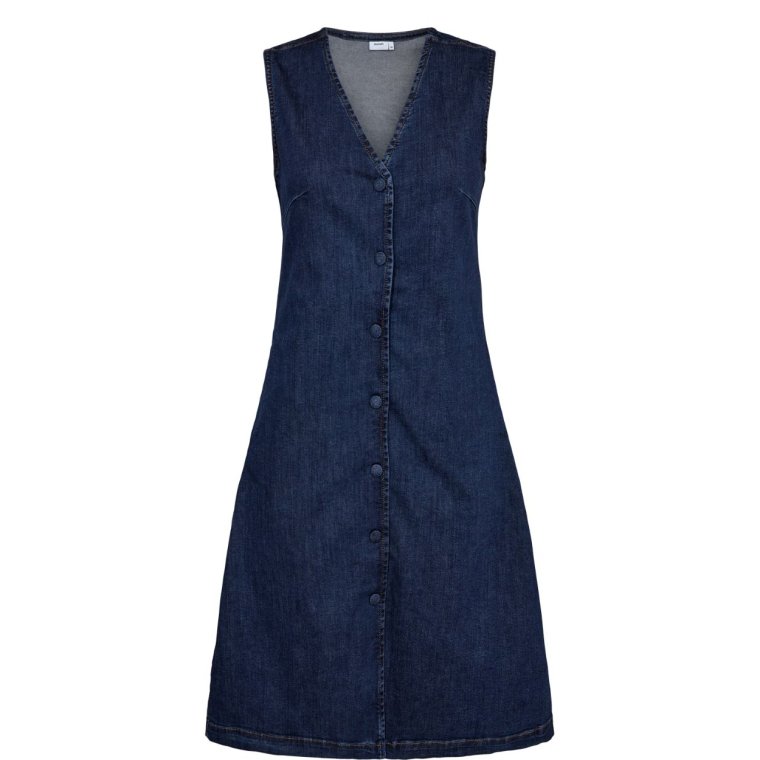 NMPH - NUAMBER DRESS - Dark Blue Denim