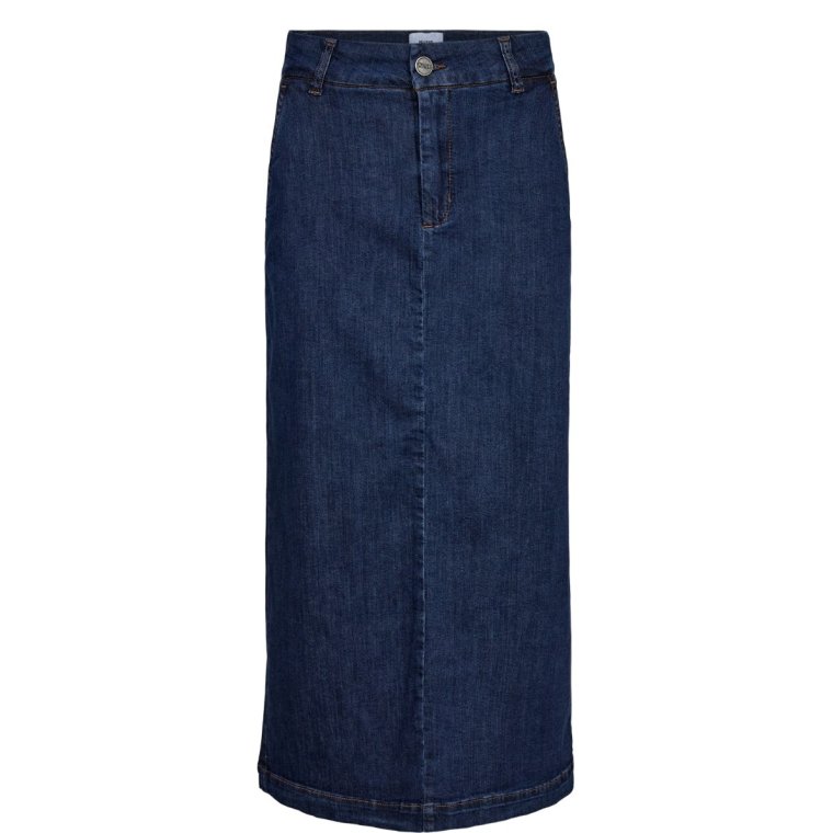 NMPH - NUAMBER SKIRT	 - Dark Blue Denim 1