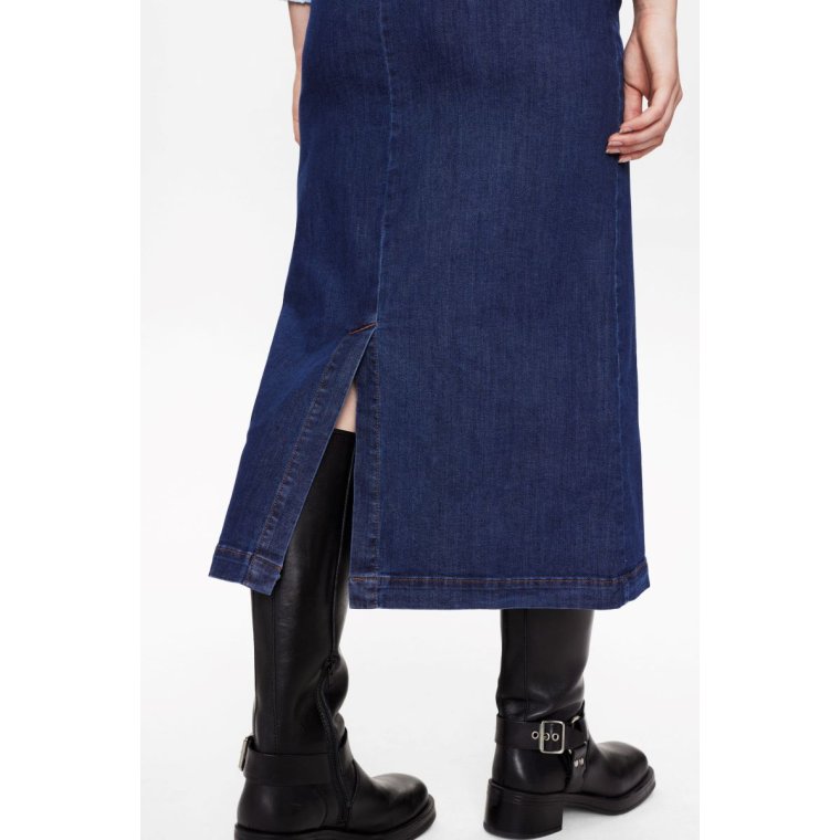 NMPH - NUAMBER SKIRT	 - Dark Blue Denim 1