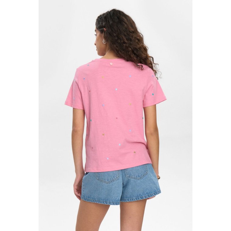 NMPH - NUSUMI T-SHIRT - GOTS - Pink Carnation