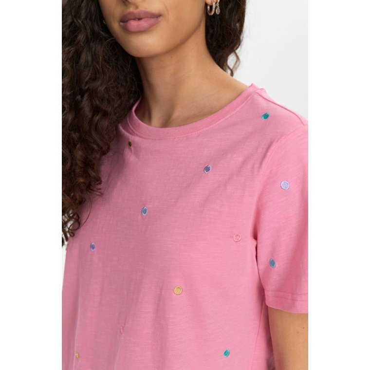 NMPH - NUSUMI T-SHIRT - GOTS - Pink Carnation