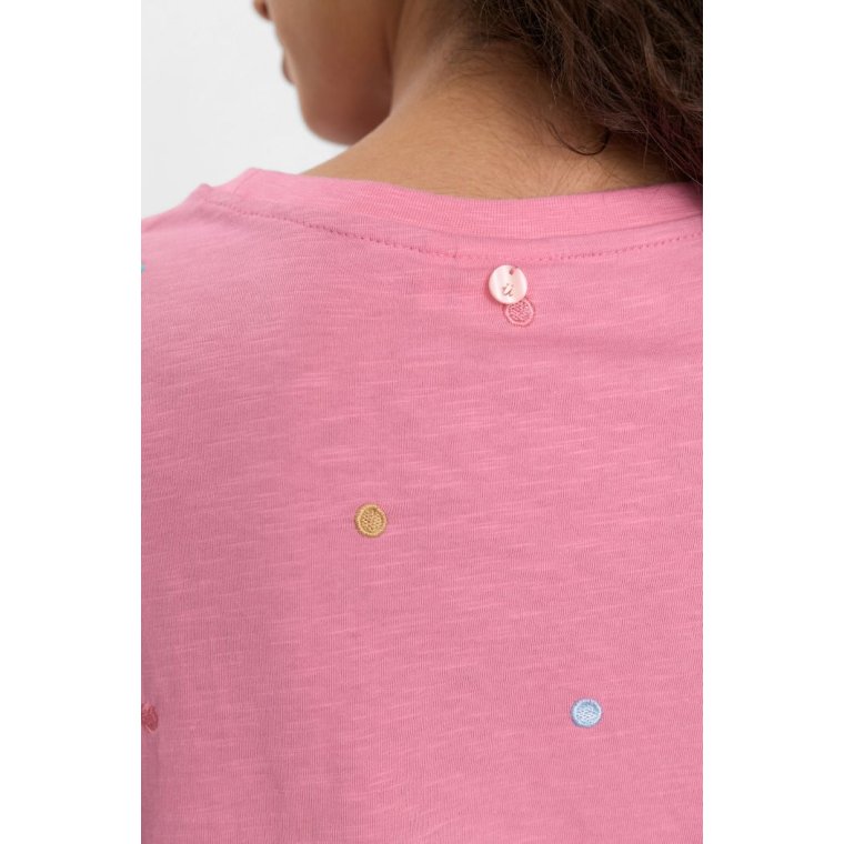 NMPH - NUSUMI T-SHIRT - GOTS - Pink Carnation