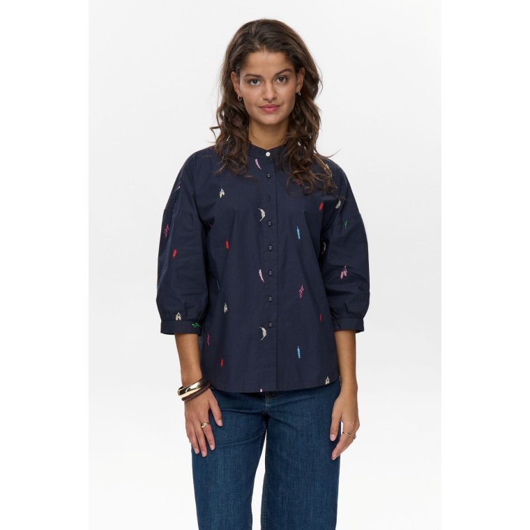 NMPH - NUKIVA SHIRT - Dark Sapphire