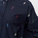 NMPH - NUKIVA SHIRT - Dark Sapphire