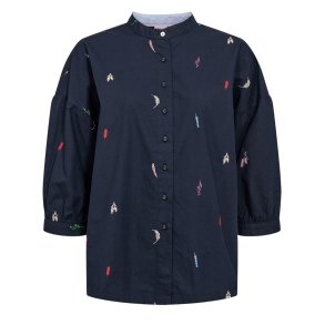 NMPH - NUKIVA SHIRT - Dark Sapphire