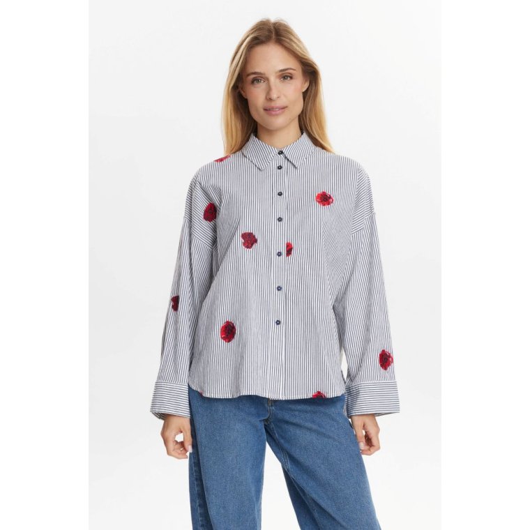 NMPH - NUTILLIE SHIRT - Dark Sapphire