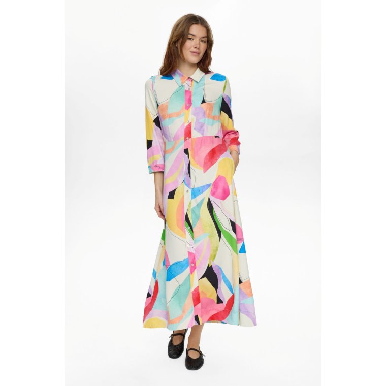 N�mph - NUADELINE DRESS - Peony