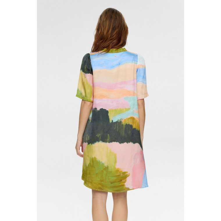 N�mph - NUMEADOW V-NECK DRESS - Peony