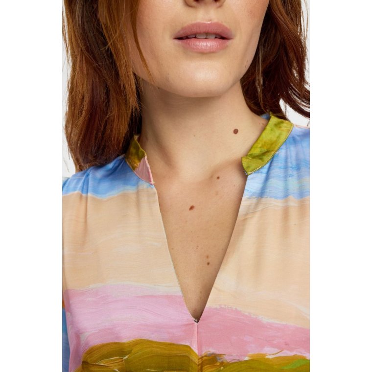 N�mph - NUMEADOW V-NECK DRESS - Peony